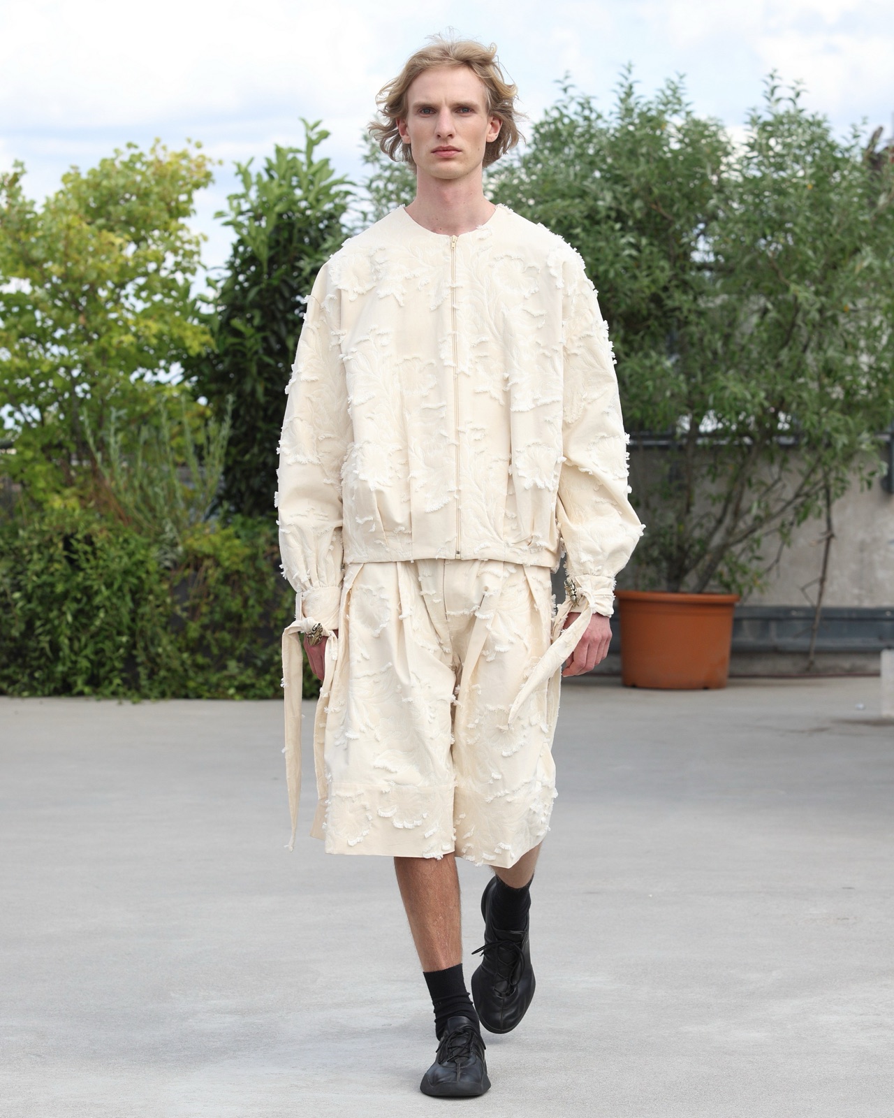The Pleated Shorts on the runway, Berlin Fashion Week, 5 July 2026